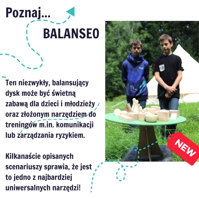 Lato nowości w naszym sklepie! Poznajcie nasze nowe, autorskie narzędzie: BALANSEO (tak, to nasza nazwa 💜). #balanseo  #pedagogikaprzeżyć  #outdooreducation #experientialeducation #pedagogikaprzygody #animacje #szkolenie